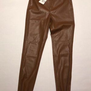 Zara soft leather pants